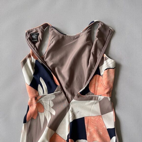 Ann Taylor Floral A Line Sleeveless Dress Women’s Size 4P - Picture 6 of 6
